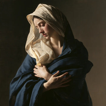 Our Lady of Sorrows - Mater Dolorosa Classical Portrait · Square n° 3