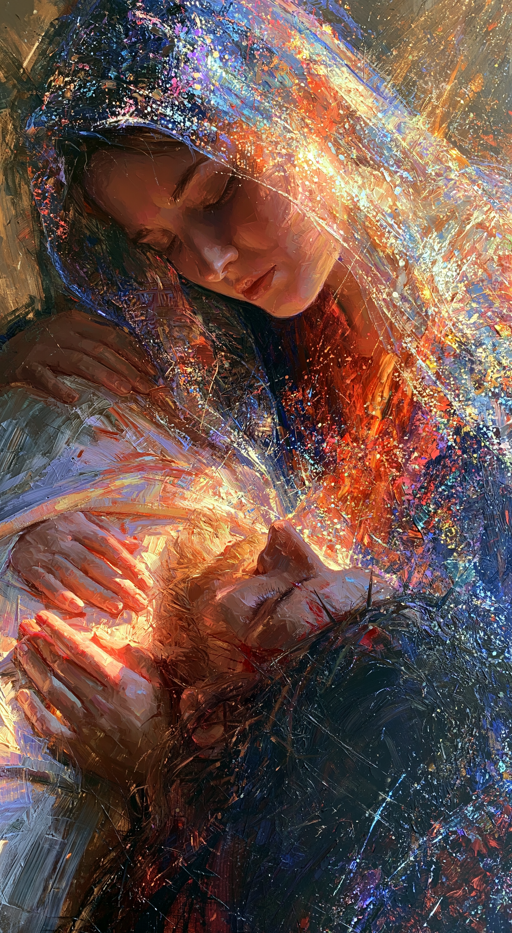 La Pietà - Impressionist · Portrait n° 6 — aperçu de la finition sélectionnée