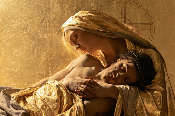 The Pietà - Sacred Gold · Landscape n° 2