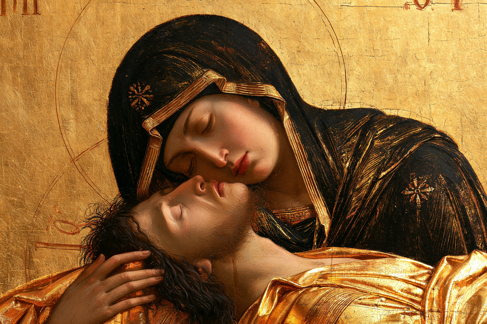 La Pietà - Święty złoty · Krajobraz nr 3 - Sztuka chrześcijańska
