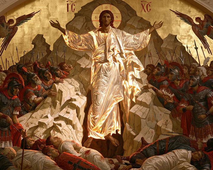 The Resurrection of Jesus Christ — The Sleeping Guard beneath the Angels