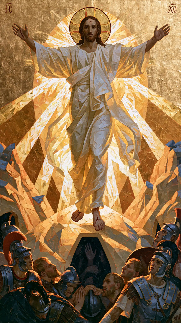 The Resurrection of Jesus Christ — Light in Shards of Stone