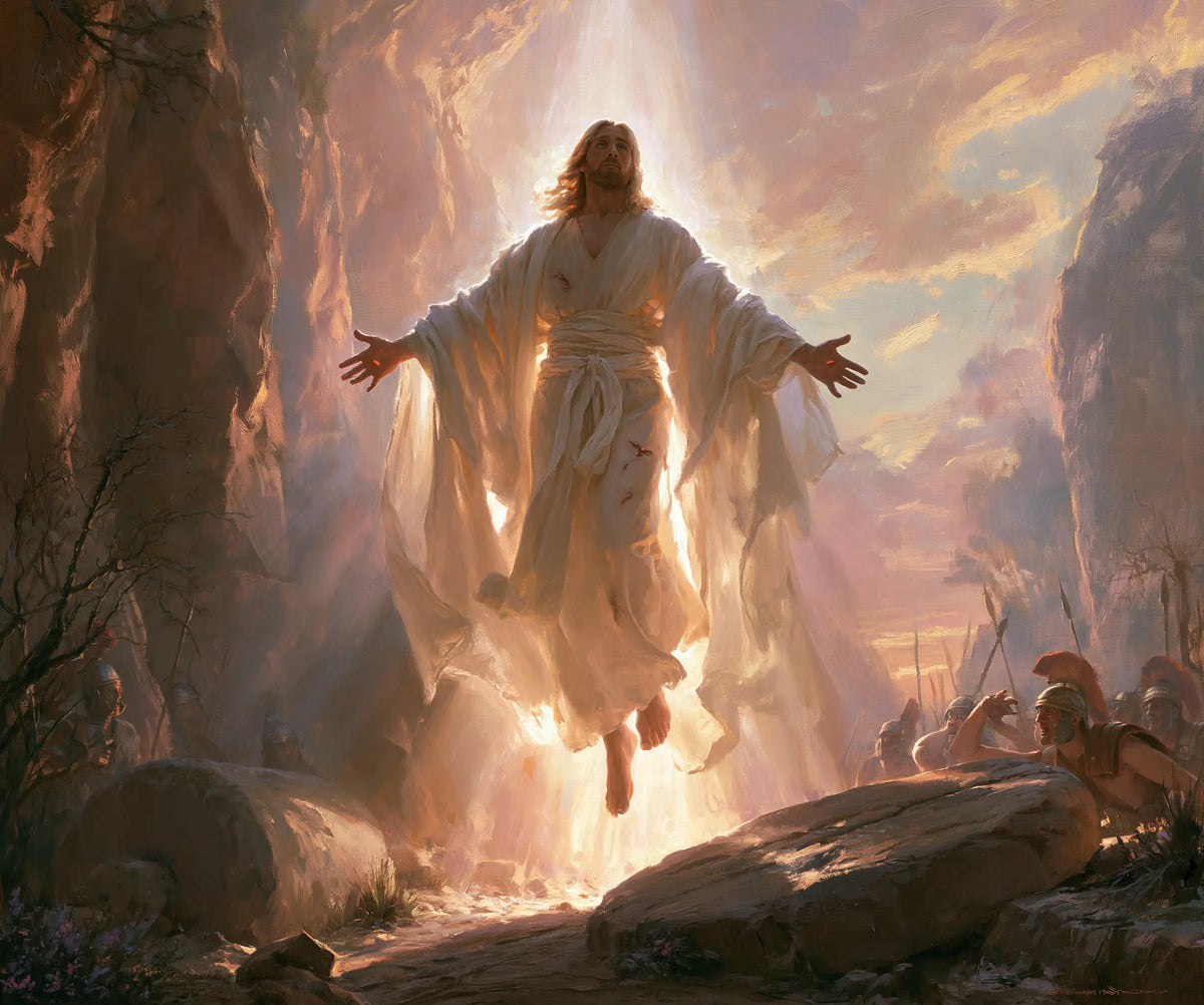 The Resurrection of Jesus Christ — The Face toward the Rose Clouds