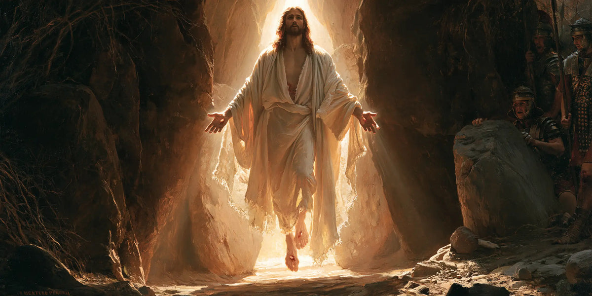 The Resurrection of Jesus Christ — Daylight before the Upright Slab