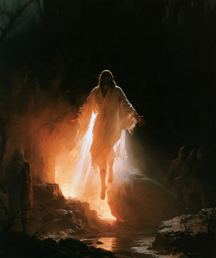 The Resurrection of Jesus Christ — The Robe between Amber and Silver