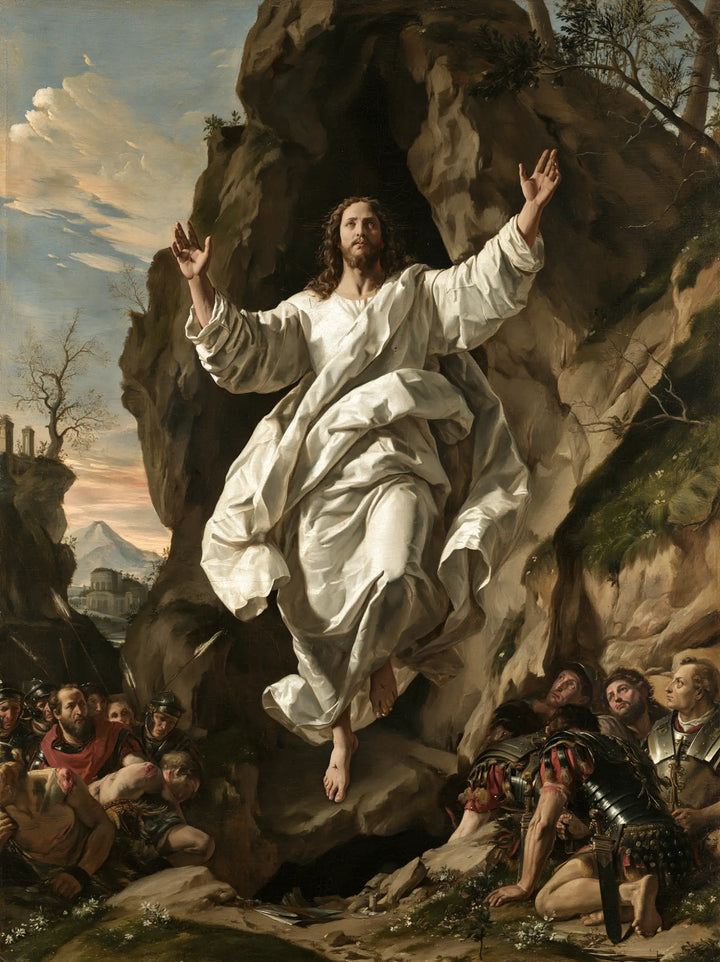 The Resurrection of Jesus Christ — Drapery before the Tower of Rock