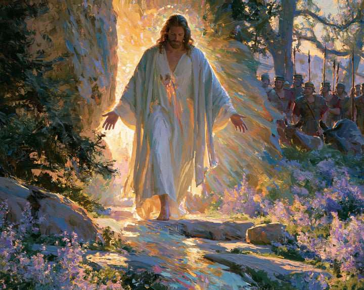 The Resurrection of Jesus Christ — The Gaze beside the Violet Path