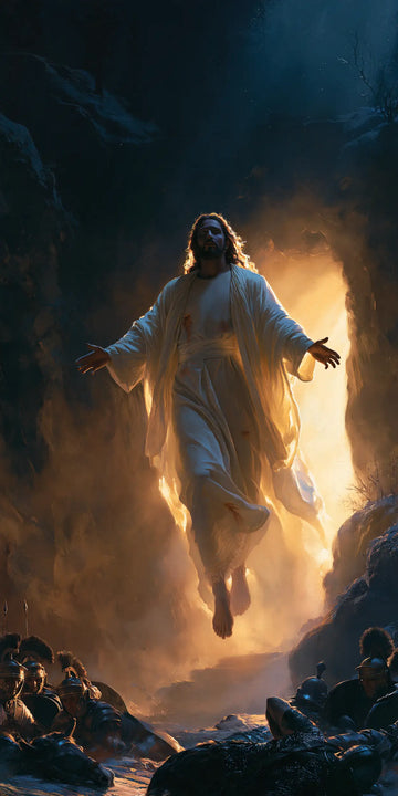 The Resurrection of Jesus Christ - Midnight-blue Chiaroscuro · Portrait n° 1