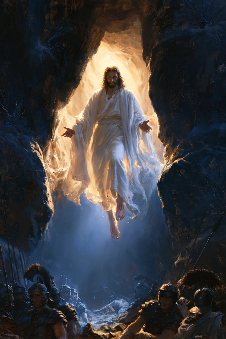 The Resurrection of Jesus Christ - Midnight-blue Chiaroscuro · Portrait n° 12