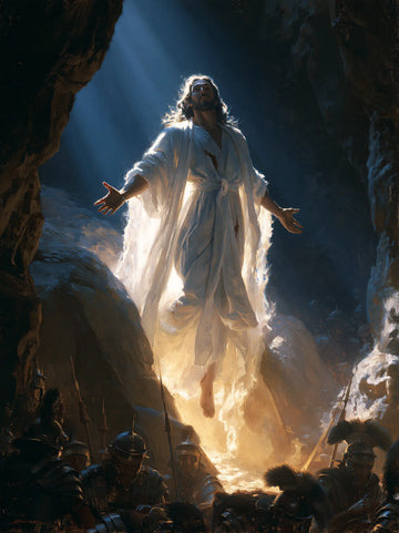 The Resurrection of Jesus Christ - Midnight-blue Chiaroscuro · Portrait n° 16