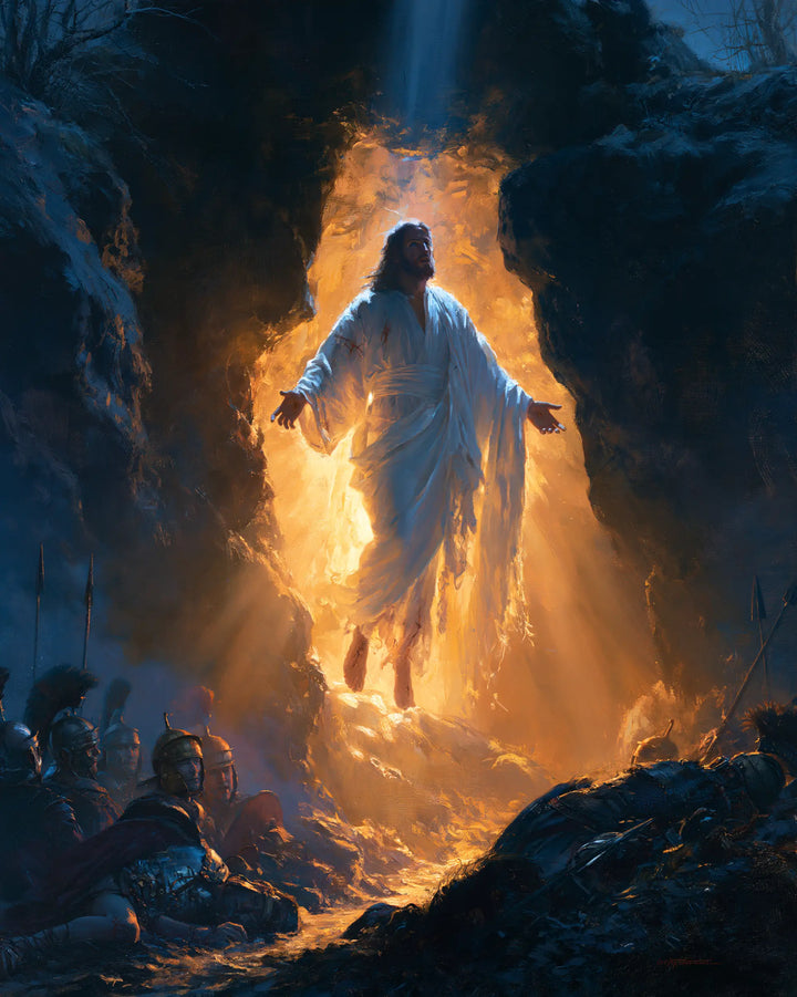 The Resurrection of Jesus Christ - Midnight-blue Chiaroscuro · Portrait n° 20