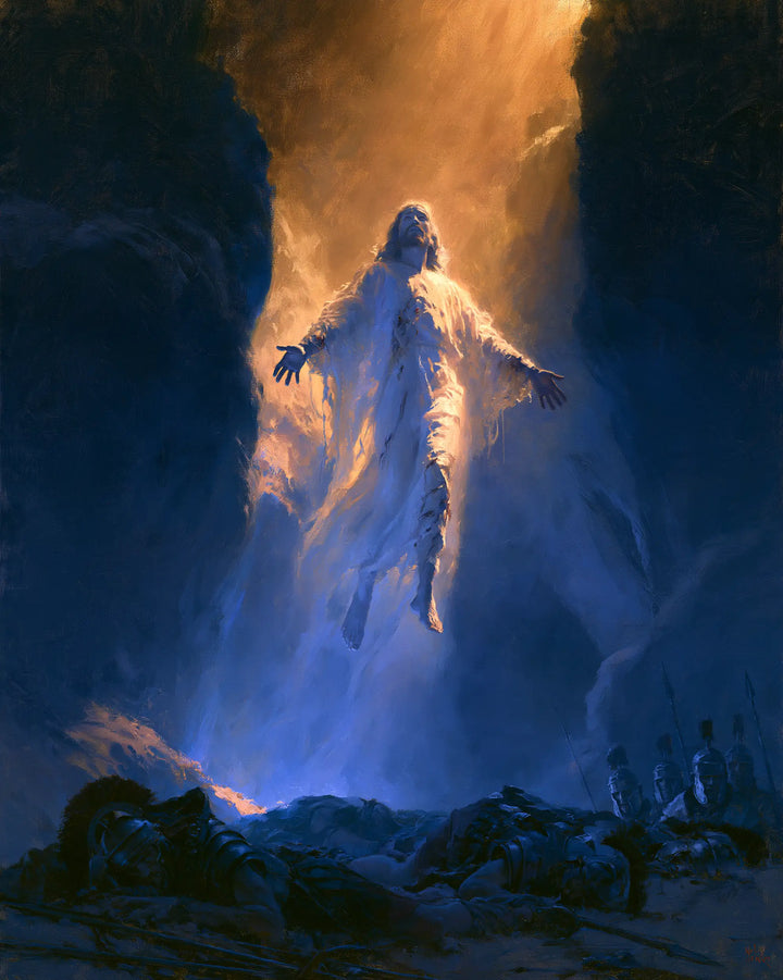 The Resurrection of Jesus Christ - Midnight-blue Chiaroscuro · Portrait n° 22