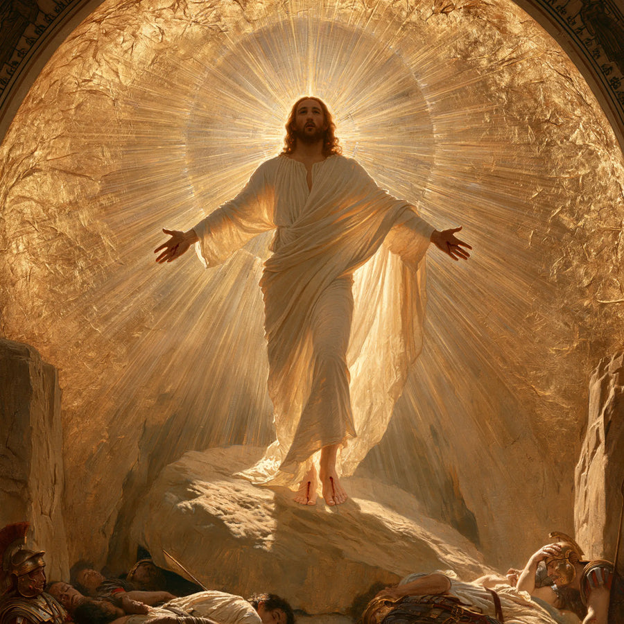 The Resurrection of Jesus Christ - Sacred Gold · Square n° 2