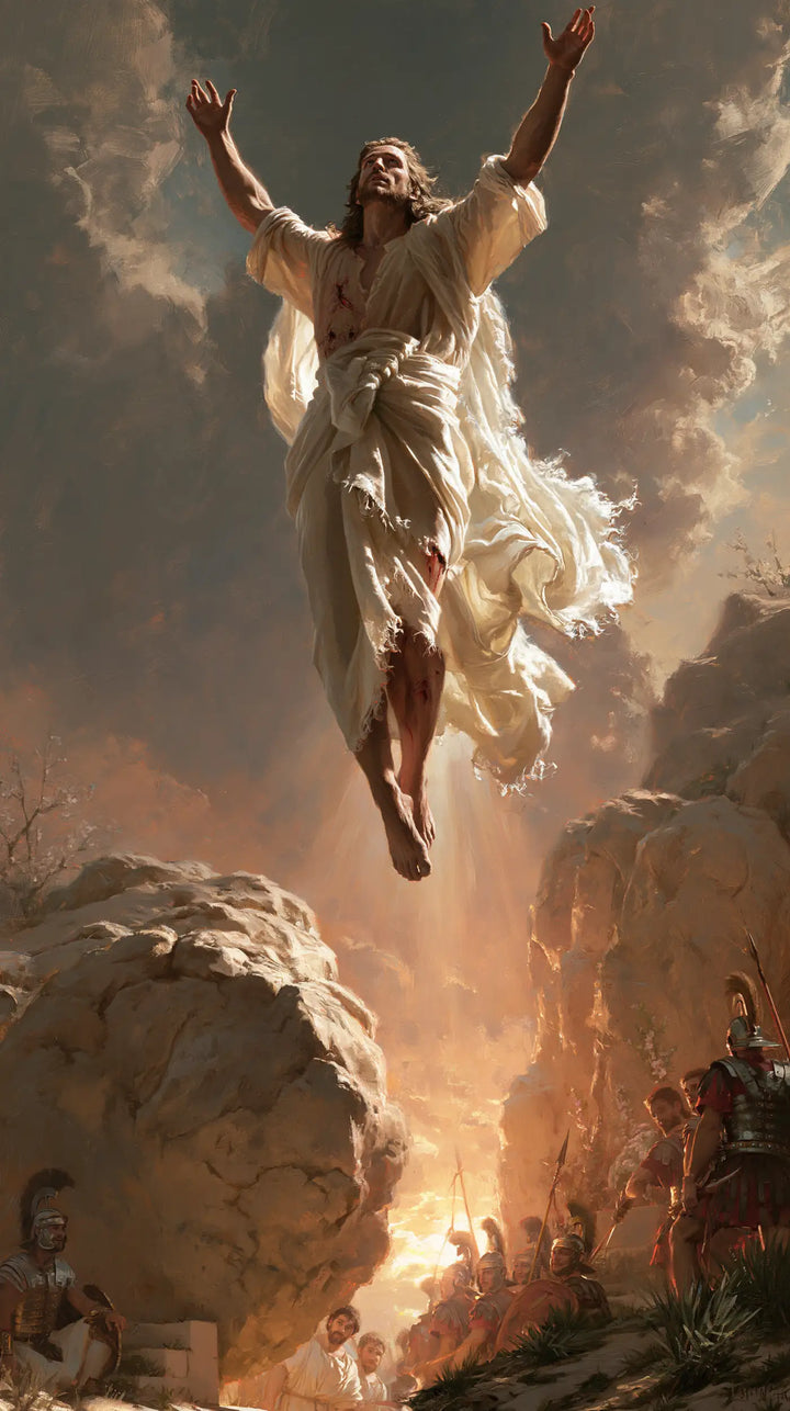 The Resurrection of Jesus Christ — The Body Borne by the Pale Sky