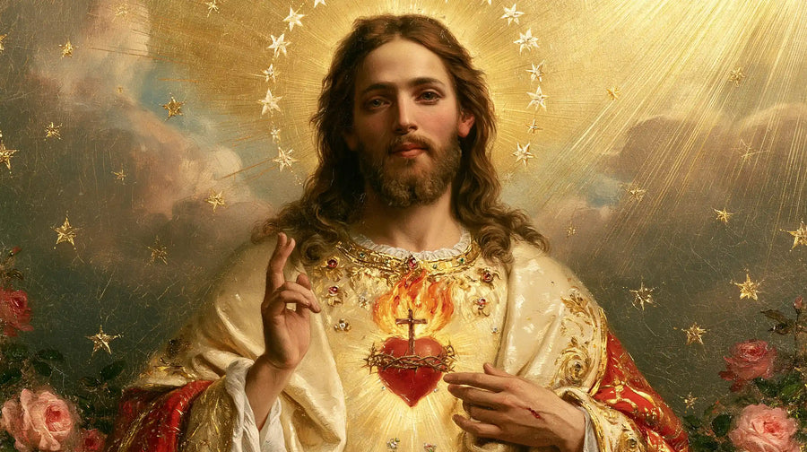 Sacred Heart of Jesus – Symbolist · Landscape no. 3