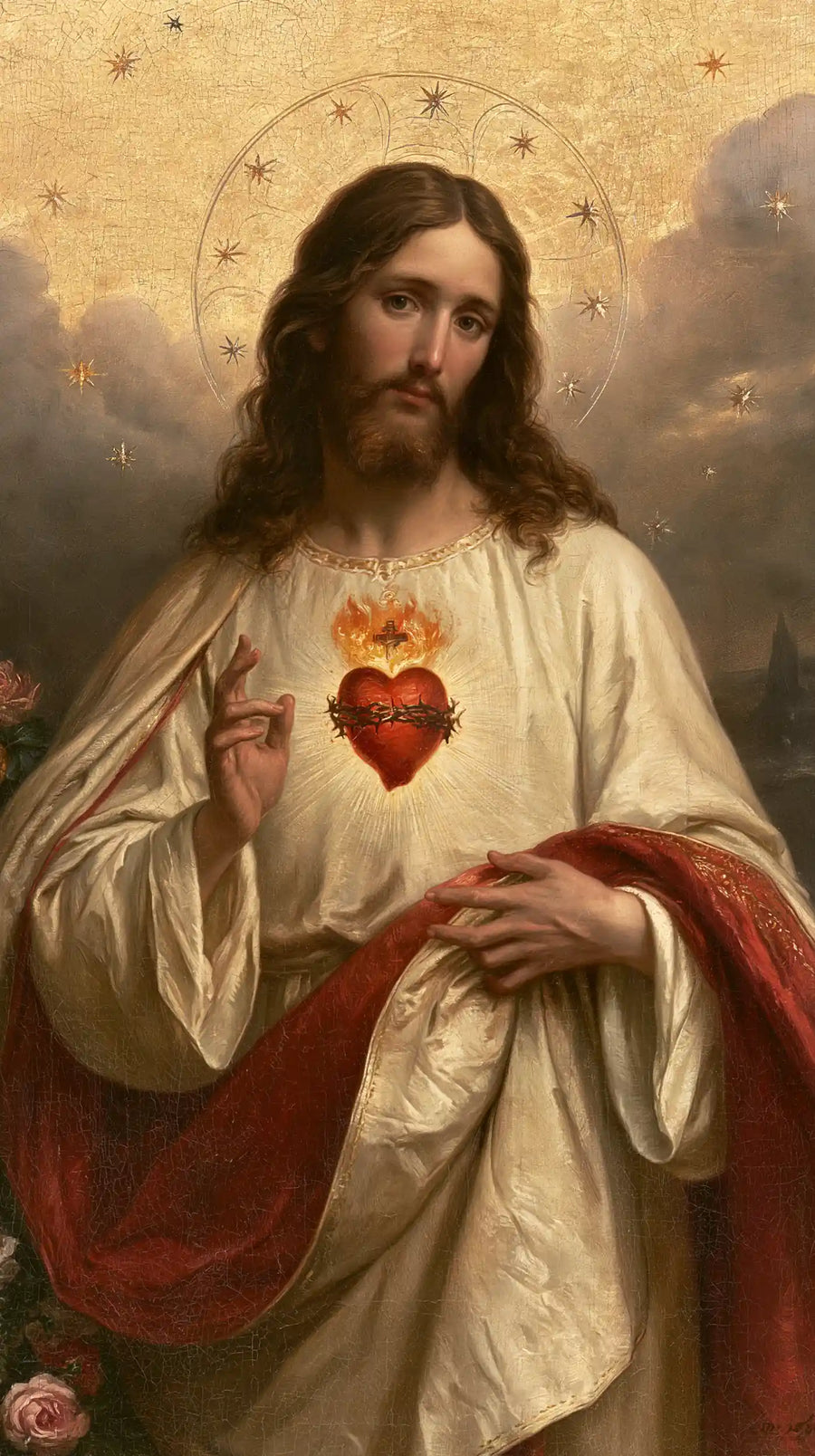 Sacred Heart of Jesus – Symbolist · Portrait no. 5
