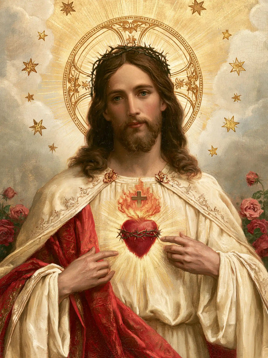Sacred Heart of Jesus – Symbolist · Portrait no. 11