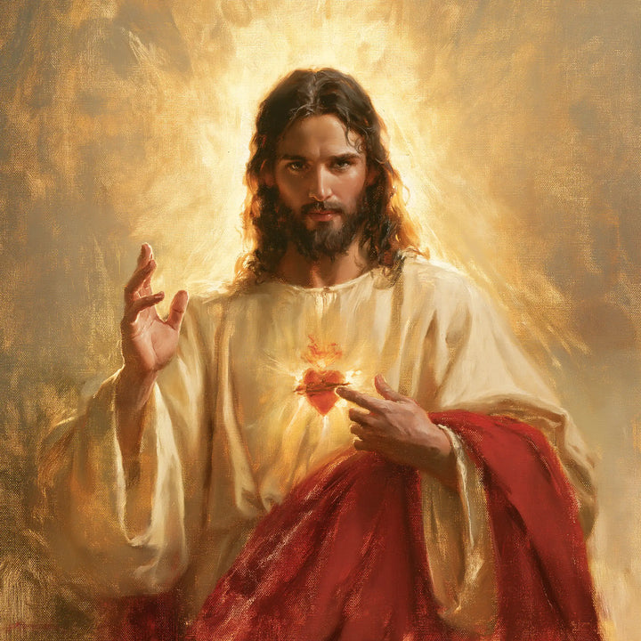 Sacred Heart of Jesus - The Heart as Central Symbol · Square n° 6