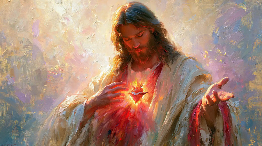 Sacred Heart of Jesus - Impressionist · Landscape n° 5