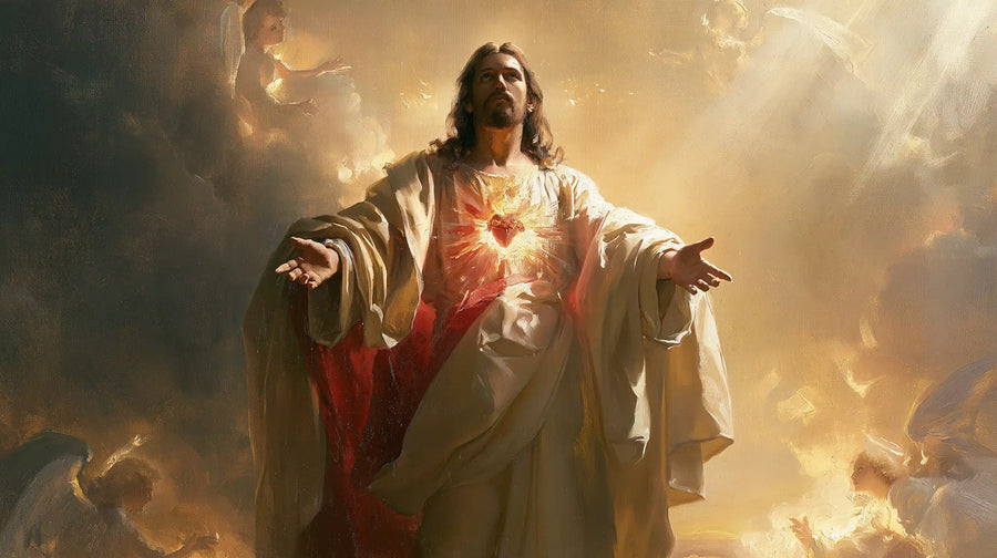 Sacred Heart of Jesus - Jesus as Divine Light · Landscape n° 11
