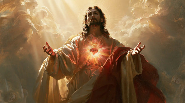 The Sacred Heart of Jesus — Arms Beneath the Heavenly Shower