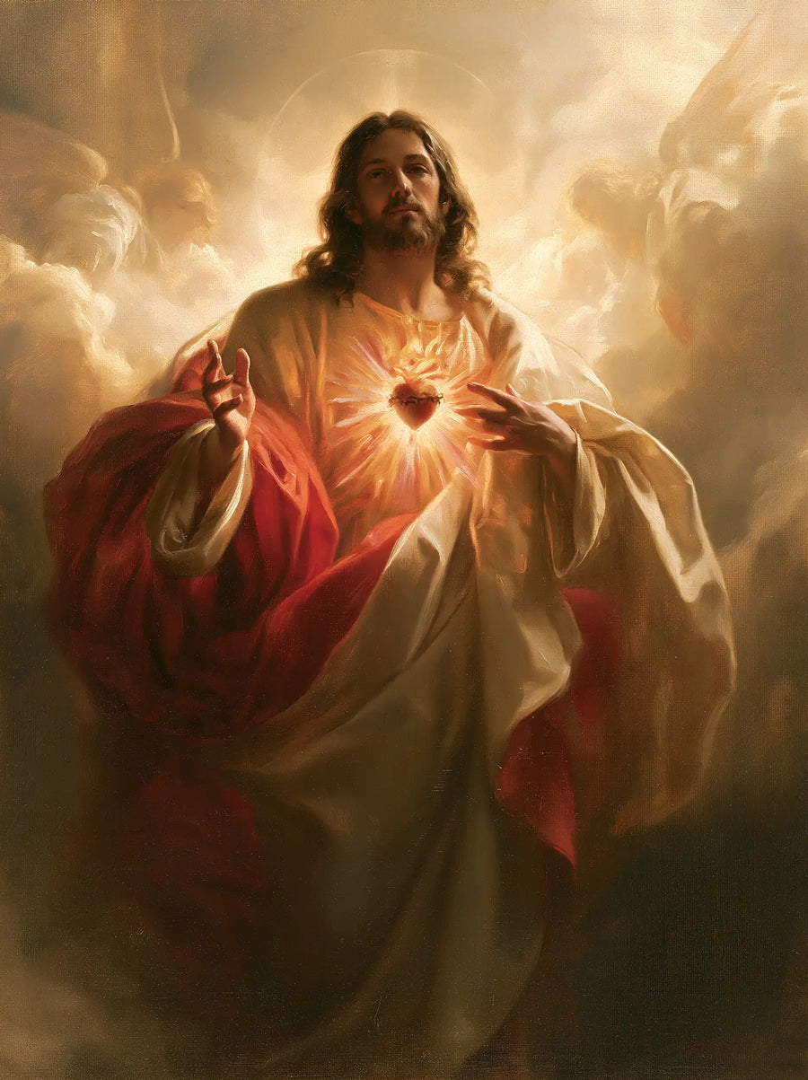 Sacred Heart of Jesus - Jesus as Divine Light · Portrait n° 14