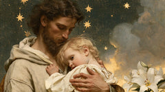 Saint Joseph with the Child Jesus – Symbolist · Landscape no. 13