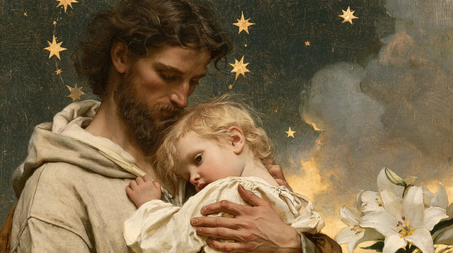 Saint Joseph with the Child Jesus – Symbolist · Landscape no. 13