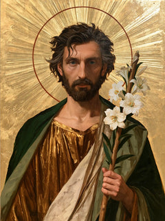 Saint Joseph – Sacred Gold · Portrait no. 13