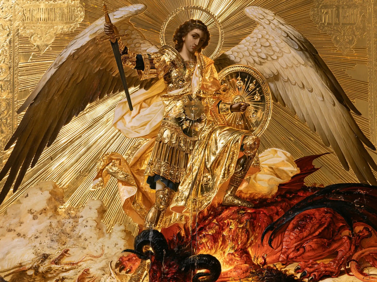 Saint Michael the Archangel – Sacred Gold · Landscape no. 7