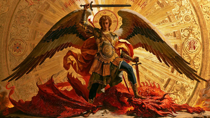 Saint Michael the Archangel – Sacred Gold · Landscape no. 12