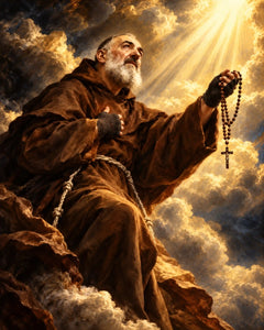 Padre Pio – Theatrical Baroque · Portrait no. 2