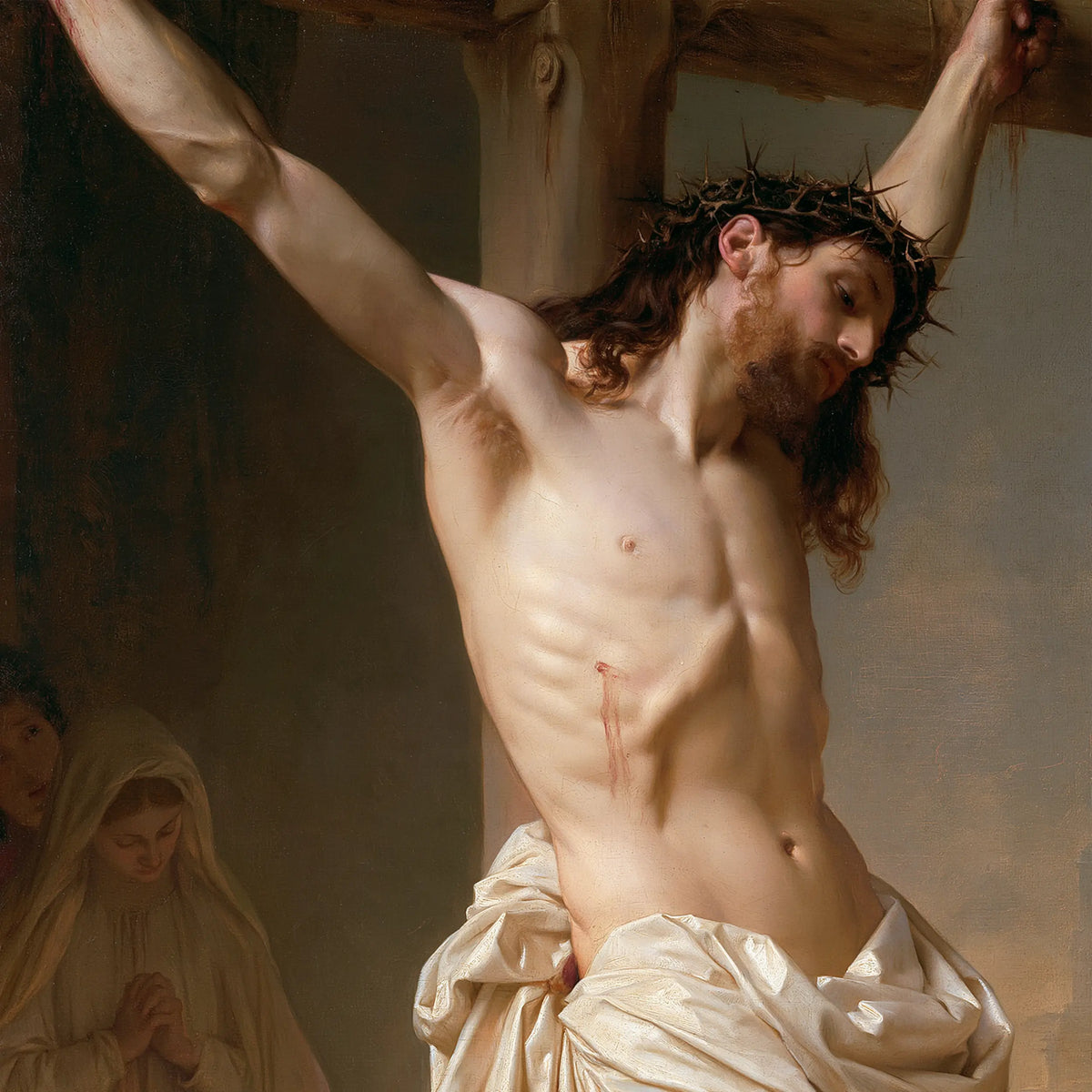 The Crucifixion – Burgundy Light upon the Cross