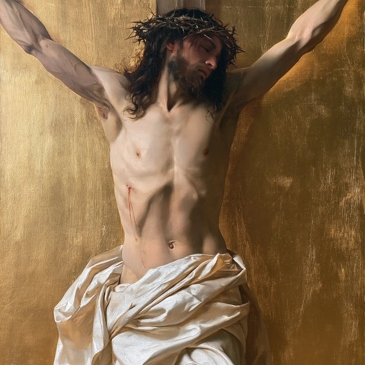 The Crucifixion – Burgundy Meditation on the Passion