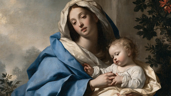 Virgin Mary and Child Jesus - Florentine Renaissance · Landscape n° 11