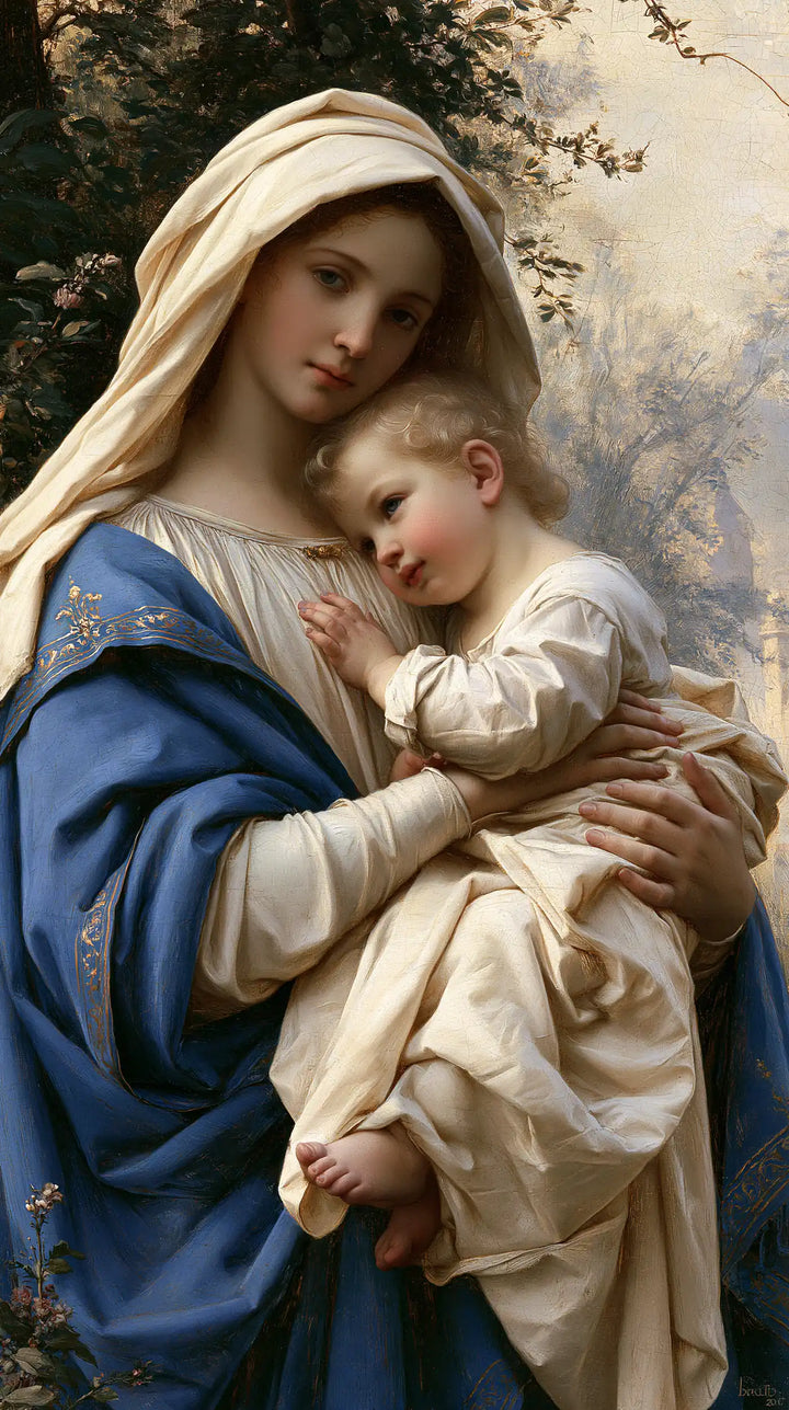 Virgin Mary and Child Jesus - Florentine Renaissance · Portrait n° 5