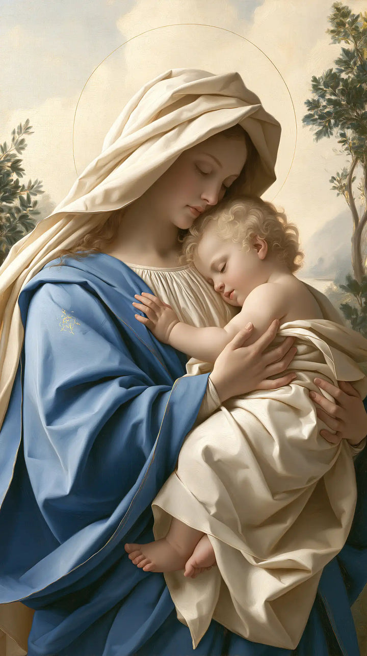 Virgin Mary and Child Jesus - Florentine Renaissance · Portrait n° 30