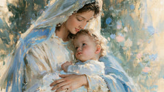 The Virgin and Child — A Brow Among Blossoms of Light