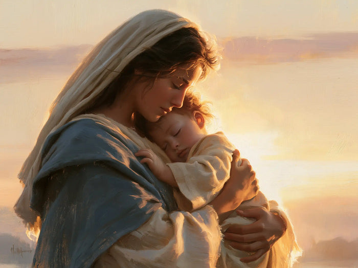 The Virgin and Child — A Cheek Against the Rising Sun