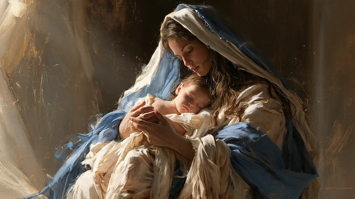 Virgin Mary and Child Jesus - Mary Presenting the Child Jesus · Landscape n° 18