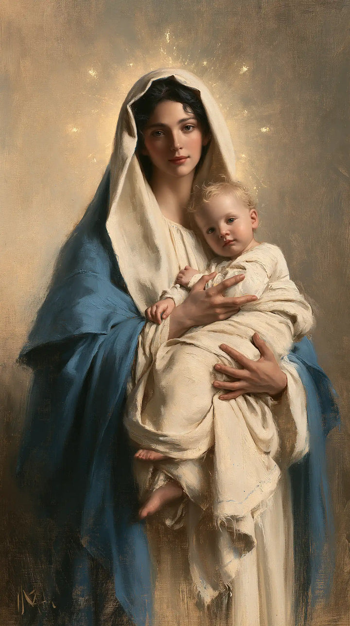 Virgin Mary and Child Jesus - Mary Presenting the Child Jesus · Portrait n° 2
