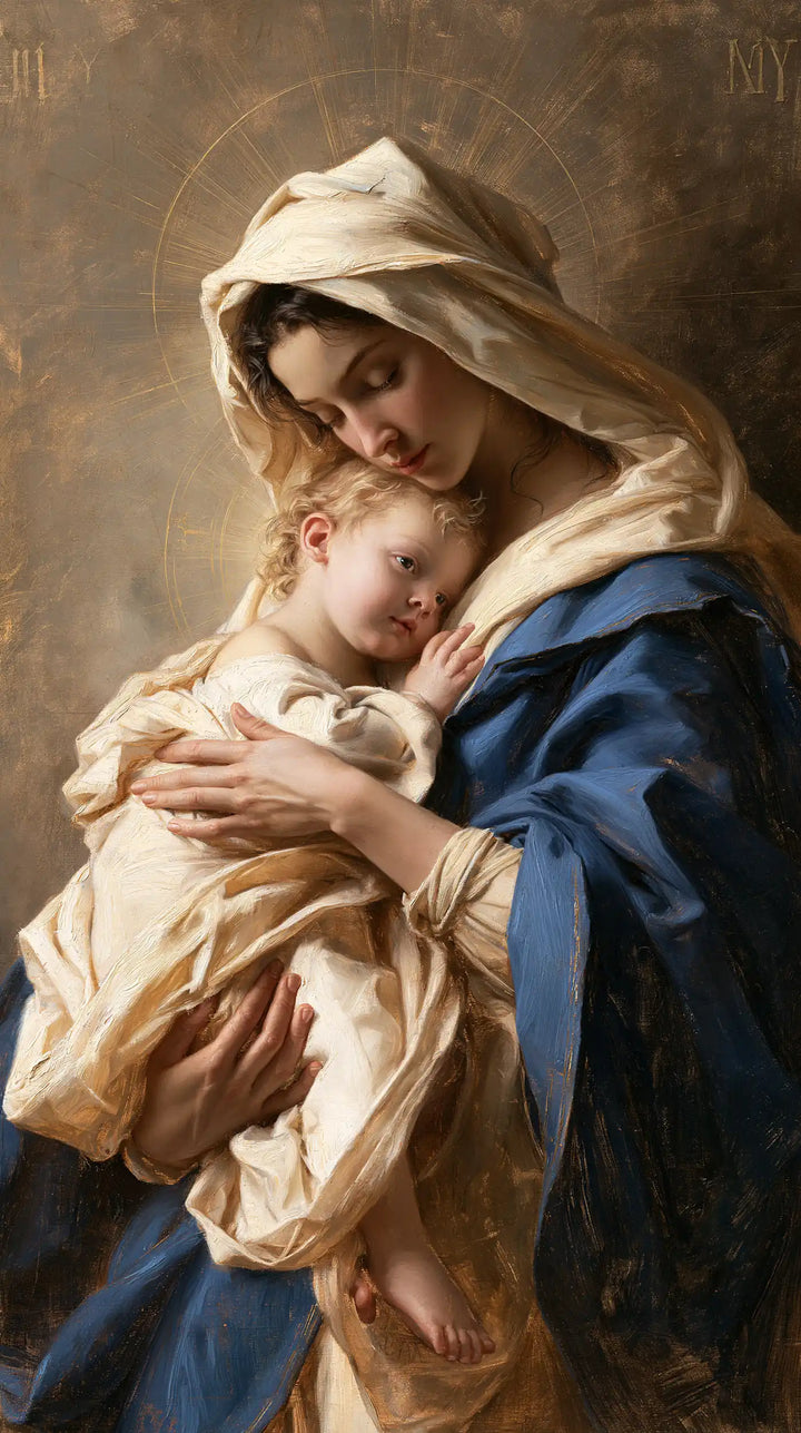 Virgin Mary and Child Jesus - Mary Presenting the Child Jesus · Portrait n° 13