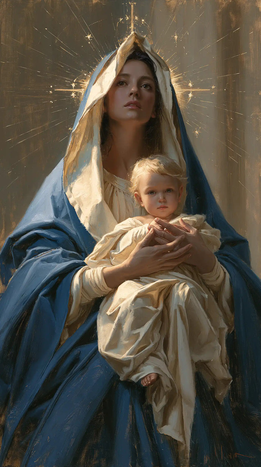 Virgin Mary and Child Jesus - Mary Presenting the Child Jesus · Portrait n° 25