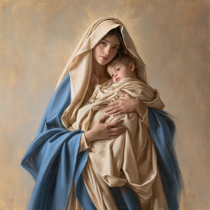 Virgin Mary and Child Jesus - Mary Presenting the Child Jesus · Square n° 4