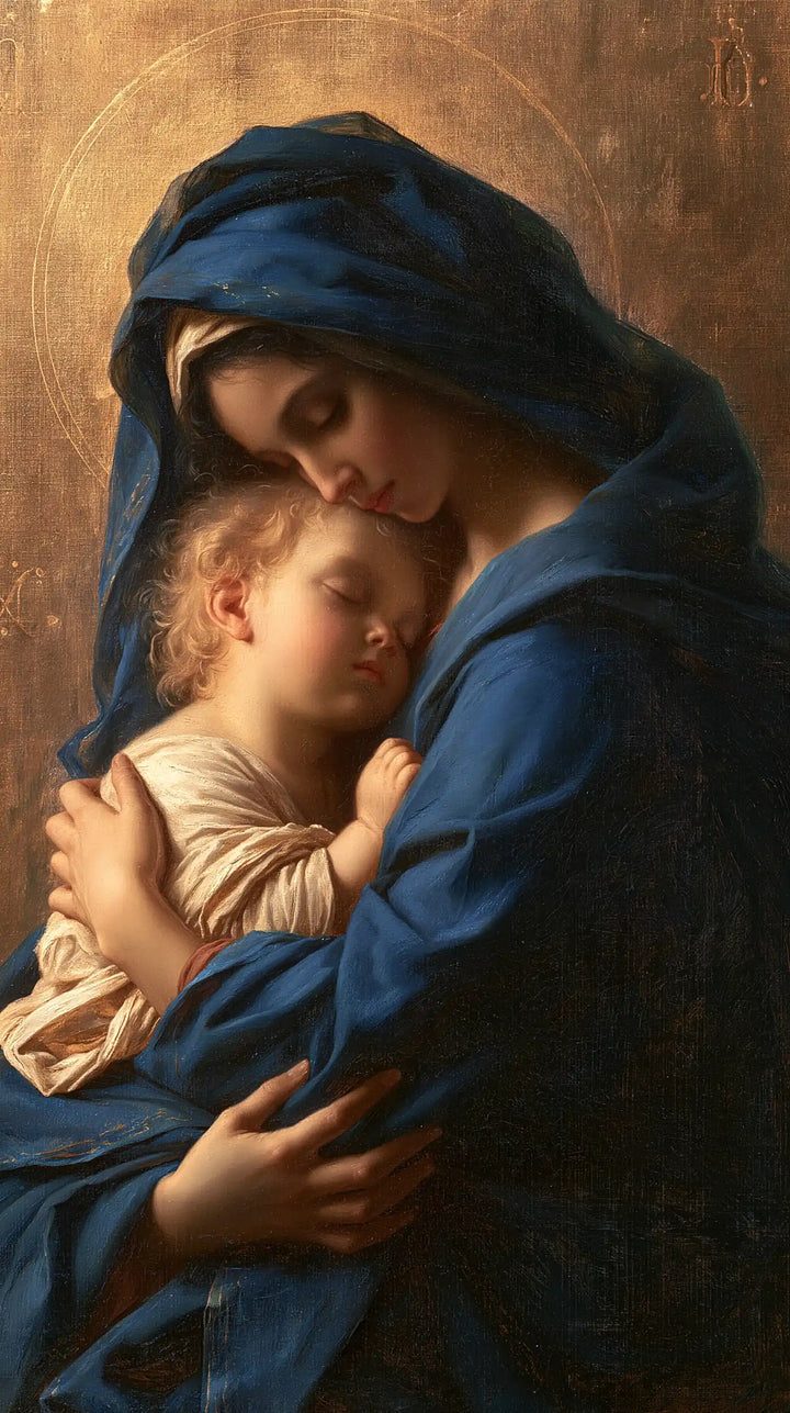 The Virgin and Child — A Kiss at the Shelter’s Summit