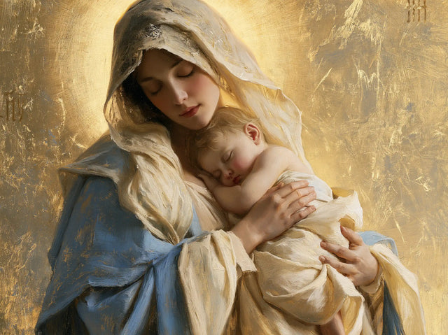 The Virgin and Child — The Child’s Shoulder in the Pale Halo