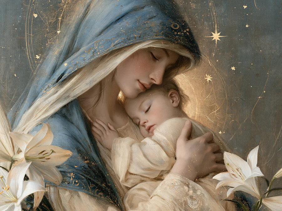 Virgin Mary and Child Jesus - Symbolist · Landscape n° 10